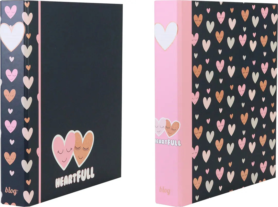 ANCOR Ringbuch A4 118209 B'LOG HEARTS, 4 Ringe