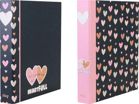 ANCOR Ringbuch A4 118209 B'LOG HEARTS, 4 Ringe
