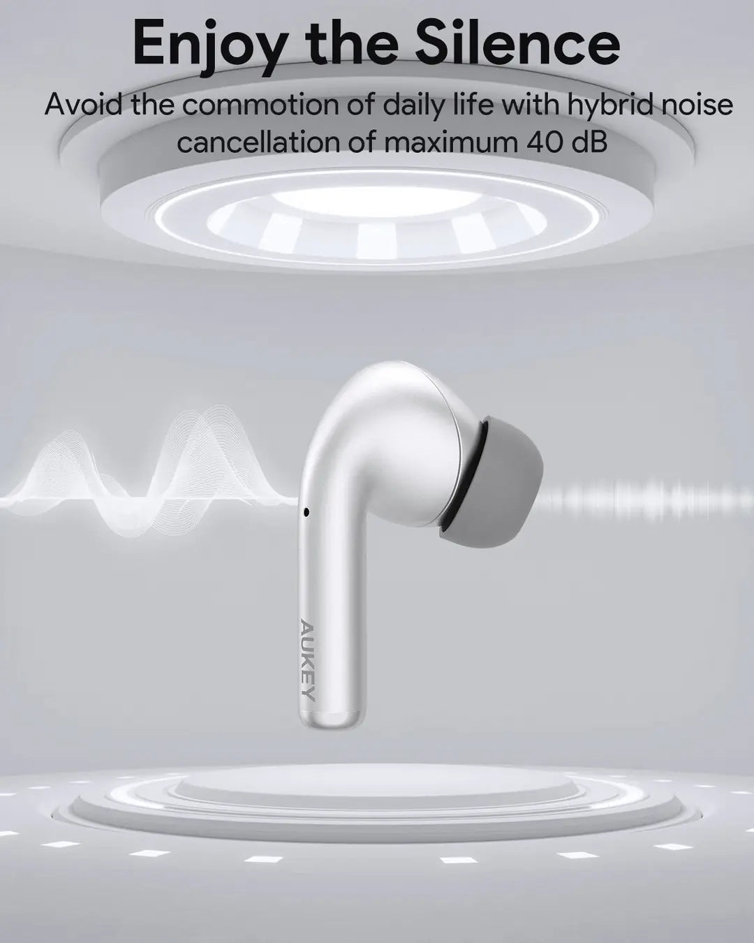 AUKEY Beyond ANC Pro EP-B1 SL Compact TWS, Silver