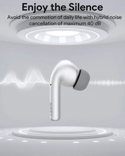 AUKEY Beyond ANC Pro EP-B1 SL Compact TWS, Silver