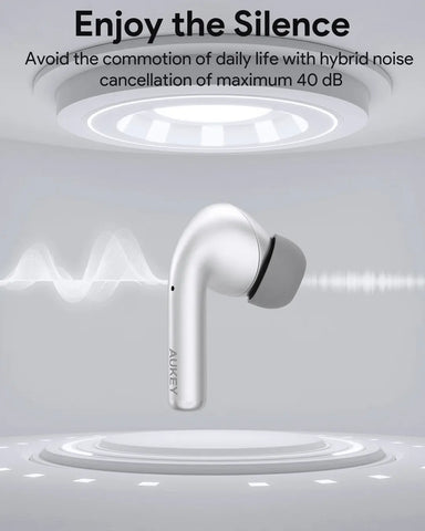 AUKEY Beyond ANC Pro EP-B1 SL Compact TWS, Silver