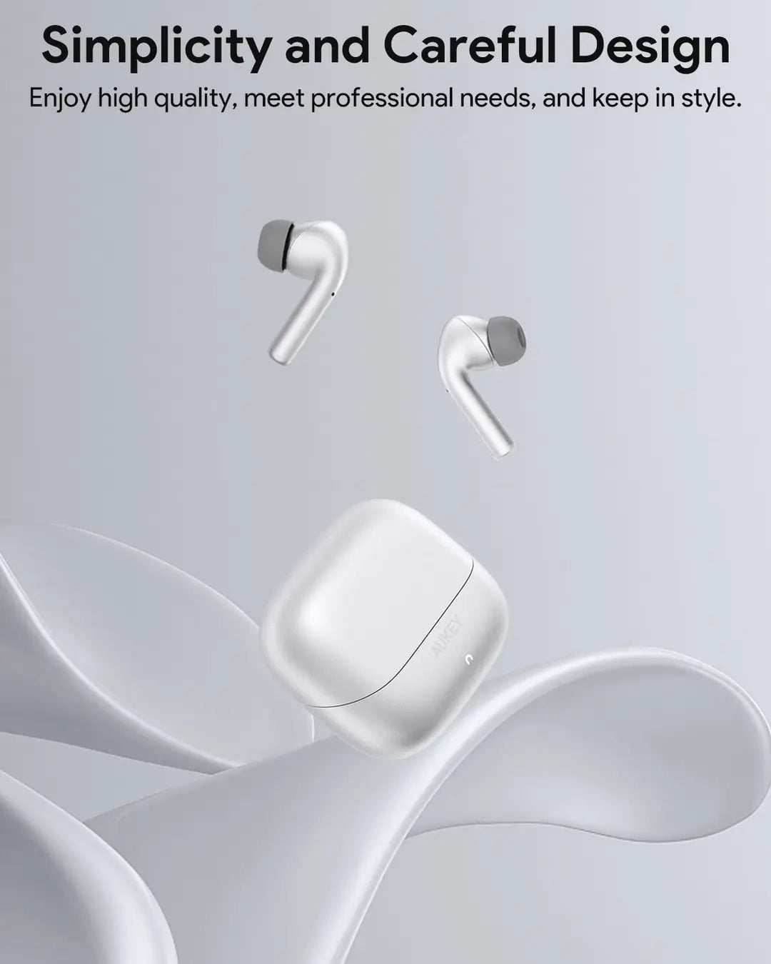 AUKEY Beyond ANC Pro EP-B1 SL Compact TWS, Silver