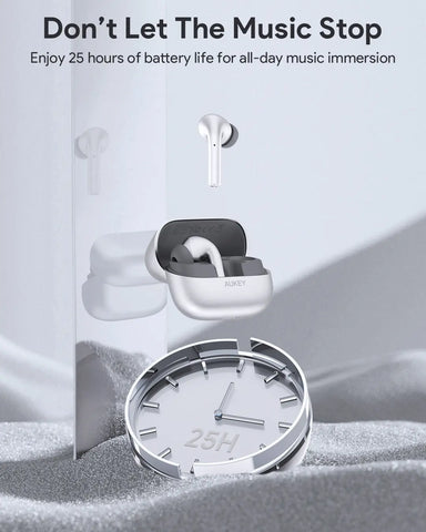 AUKEY Beyond ANC Pro EP-B1 SL Compact TWS, Silver