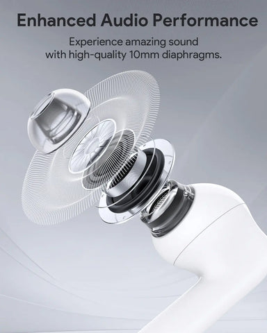 AUKEY Move Portable Earbuds EP-B2 WH TWS, Hybrid ANC White