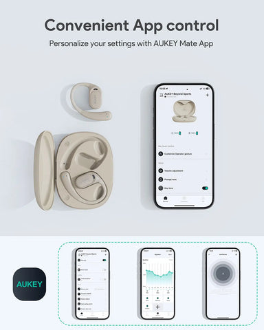 AUKEY Sports Fit Open-Ear TWS EP-S1 WH White