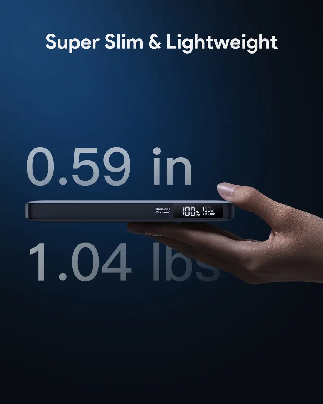 AUKEY SprintX 20000mAh Powerbank PB-Y44 100W PD, Black