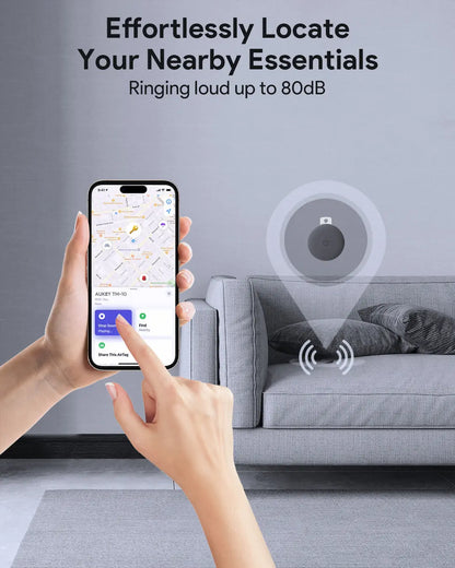 AUKEY TrackMate 1 Smart Tracker Tag TM-10 Dark FR Dark Grey