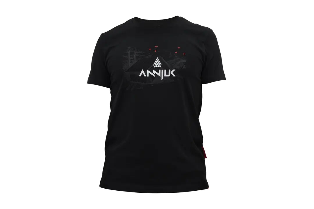 Annjuk T-Shirt Black Logo Big Men L