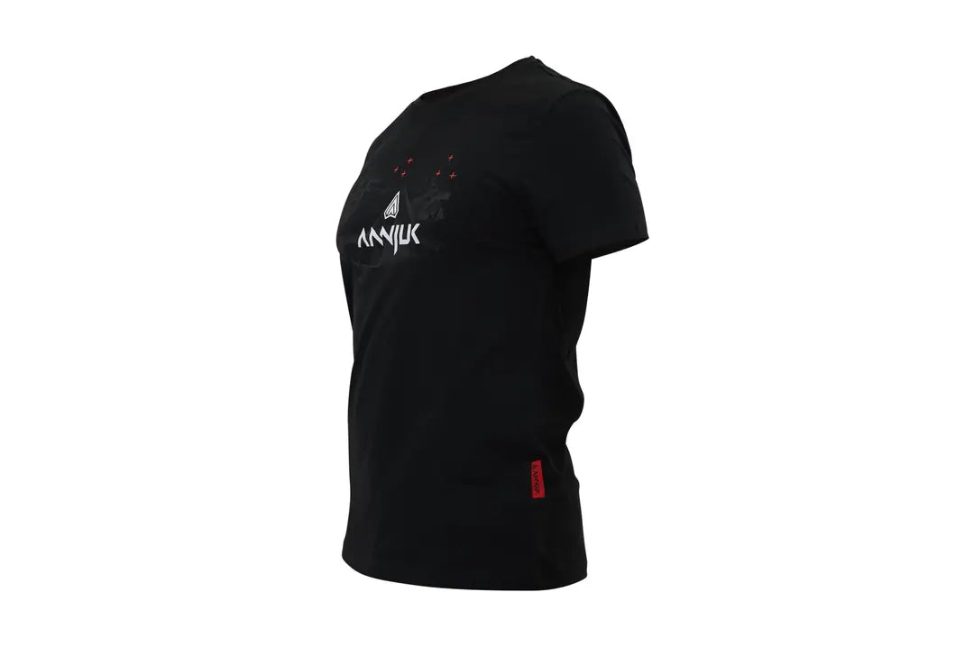 Annjuk T-Shirt Black Logo Big Men L