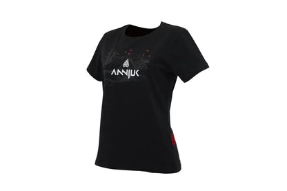 Annjuk T-Shirt Black Big Logo Women XL