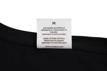 Annjuk T-Shirt Black Big Logo Women XL