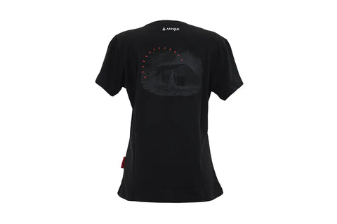 Annjuk T-Shirt Black Logo Small Woman S