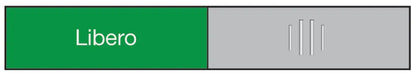 BEREC Türschild 37,4x152mm 314.089 Alu, Libero-Occupato