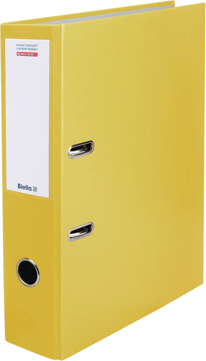 BIELLA Bundesordner 7cm 10341720U gelb A4