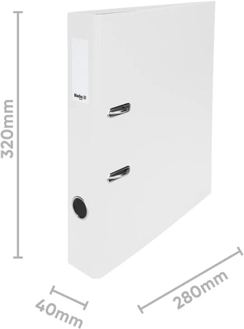 BIELLA Ordner Plasticolor 4cm 10740401U weiss A4
