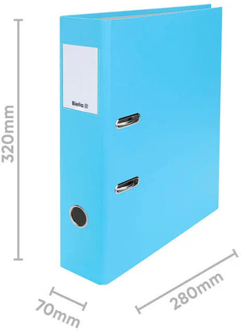 BIELLA Ordner Plasticolor 7cm 10740706U hellblau A4
