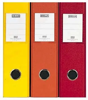 BIELLA Ordner Plasticolor 7cm 10750720U gelb A5