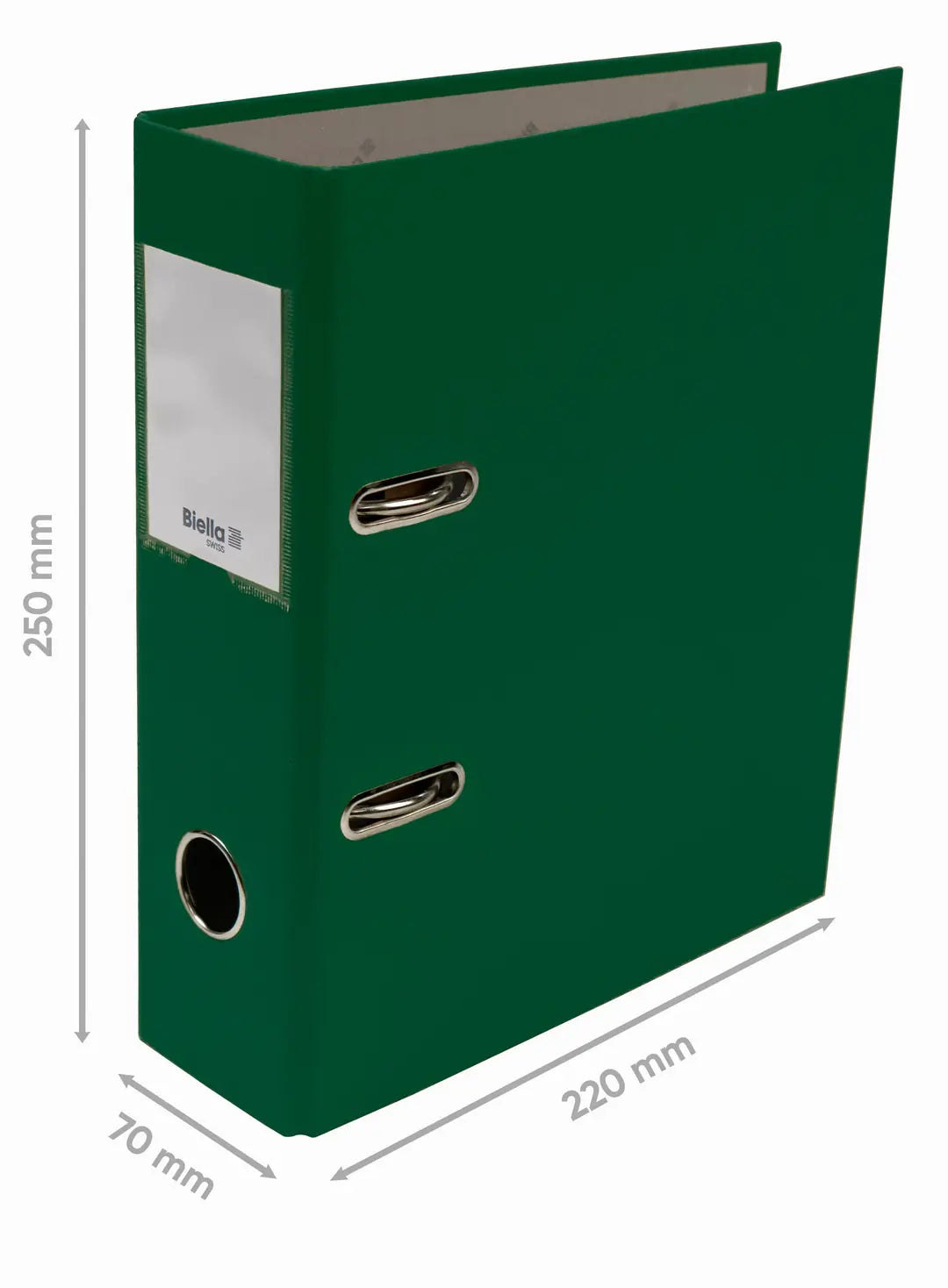 BIELLA Ordner Plasticolor 7cm 10750730U grün A5