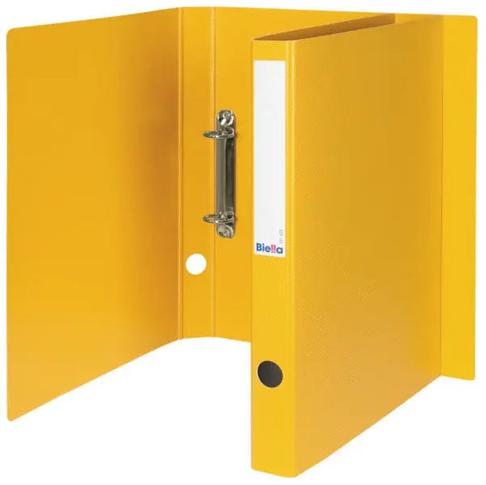 BIELLA Ringbuch Viria 2.5cm 15140320U gelb 2-Ring A4