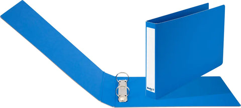 BIELLA Ringbuch Viria 3cm 15155305U blau 2-Ring A5 quer