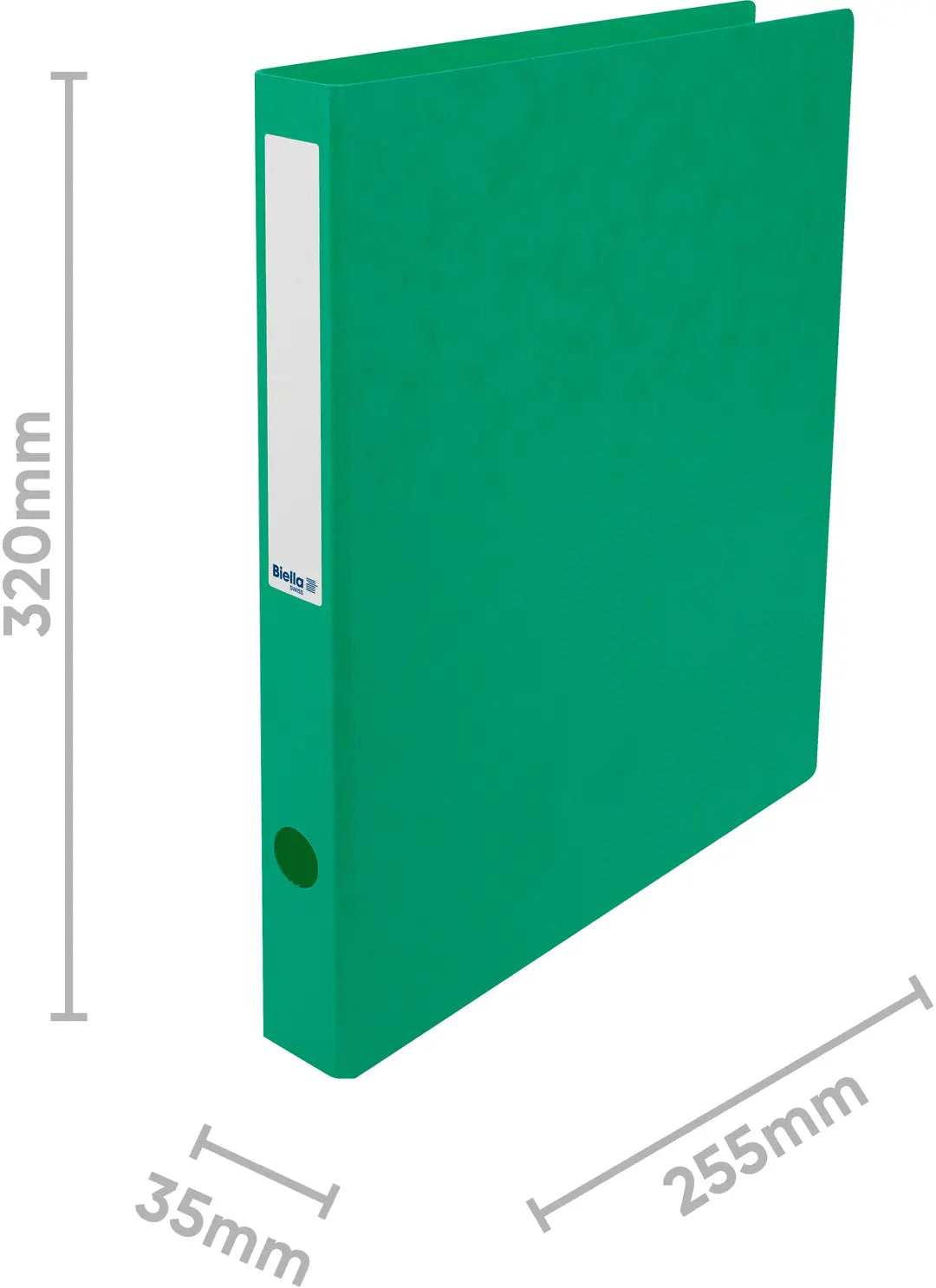 BIELLA Ringbuch TopColor 3.5cm 15240330U grün 2-Ring A4