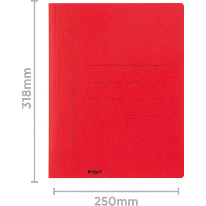 BIELLA Schnellhefter Recycolor 16643045U Spiralmechanik, rot