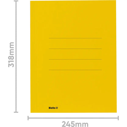 BIELLA Aktensammler Recycolor 17243020U 3 Klappen, gelb