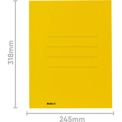 BIELLA Aktensammler Recycolor 17243020U 3 Klappen, gelb