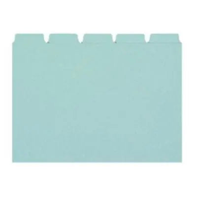 BIELLA Kartei-Leitkarten blanko A6 21065505U blau 25-teilig