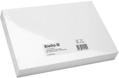 BIELLA Karteikarten blanko A5 23050000U weiss 100 Stück