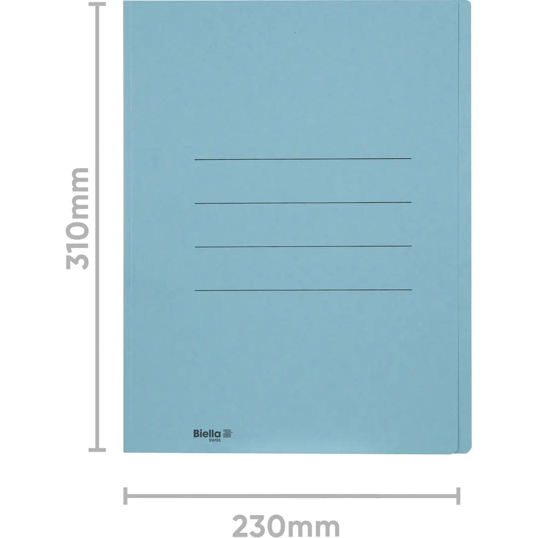 BIELLA Einlagemappe A4 25040005U blau 240g/m2