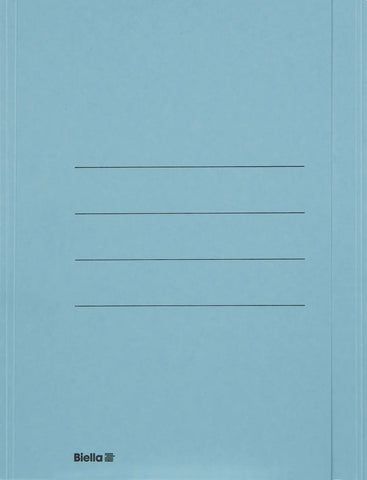 BIELLA Einlagemappe m. Klappe A4 25040105U blau 240g/m2 50 Stück