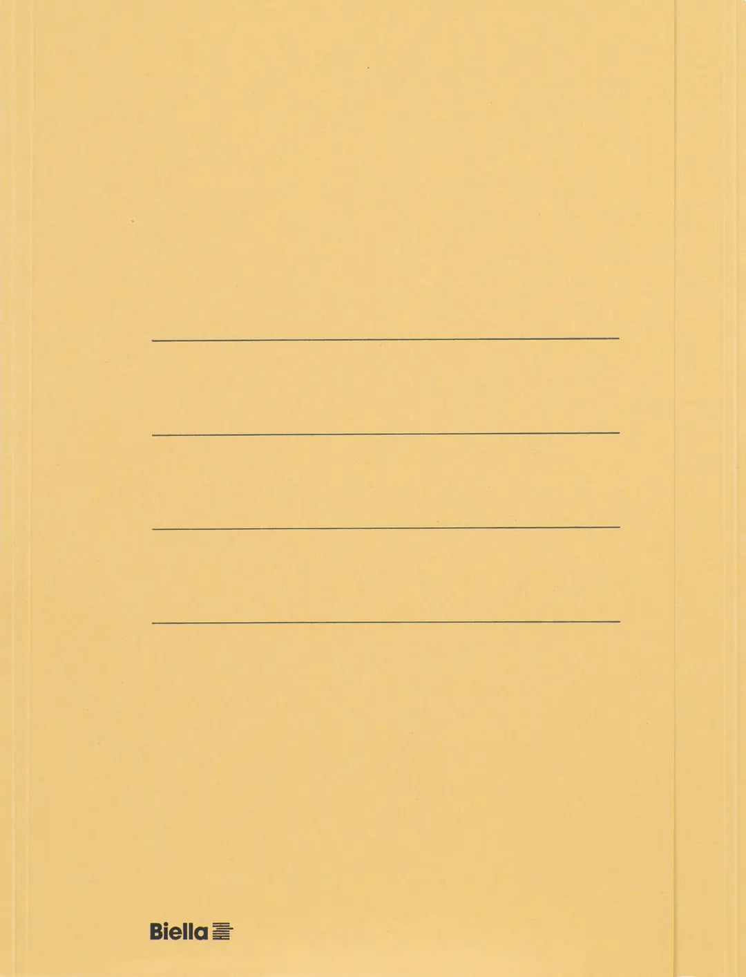 BIELLA Einlagemappe m. Klappe A4 25040120U gelb 240g/m2 50 Stück