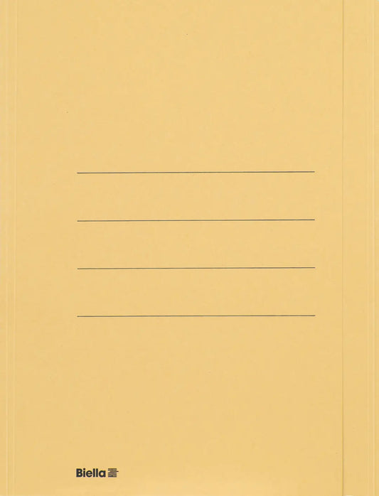 BIELLA Einlagemappe m. Klappe A4 25040120U gelb 240g/m2 50 Stück