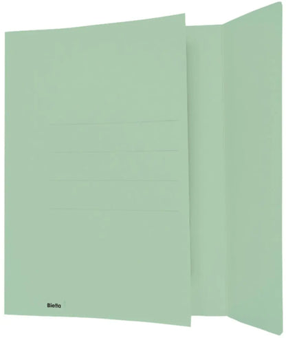 BIELLA Einlagemappe m. Klappe A4 25040130U grün 240g/m2 50 Stück