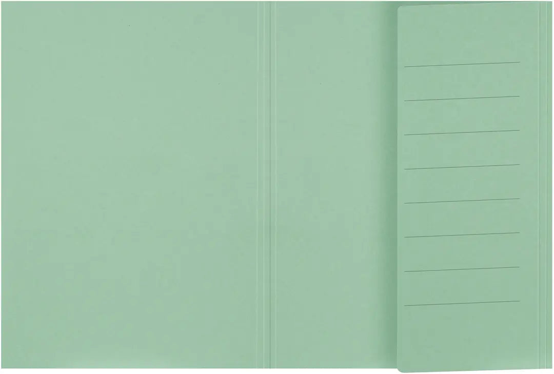 BIELLA Einlagemappe m. Klappe A4 25040130U grün 240g/m2 50 Stück