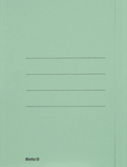 BIELLA Einlagemappe m. Klappe A4 25040130U grün 240g/m2 50 Stück