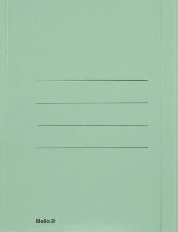 BIELLA Einlagemappe m. Klappe A4 25040130U grün 240g/m2 50 Stück