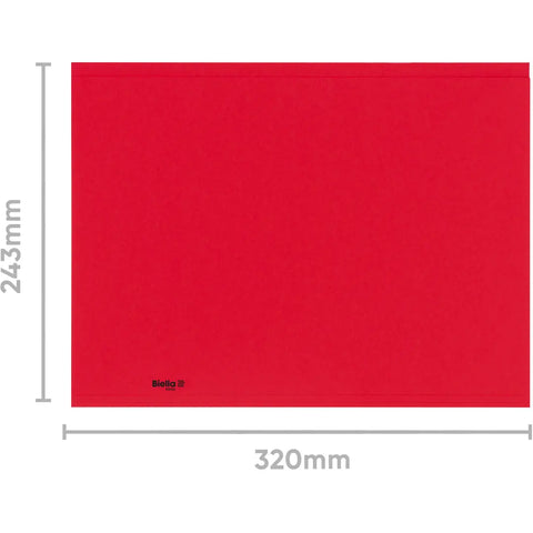 BIELLA Vertikalmappe Recycolor 25342745U 32x23,3/24,3cm, rot 100 St.