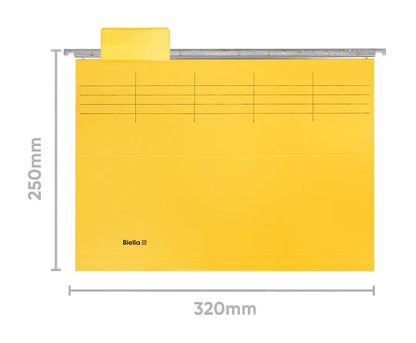 BIELLA Hängemappen-Set A4 27125520U gelb 32x25cm 25 Stück