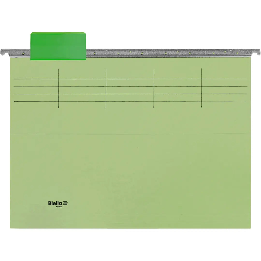 BIELLA Hängemappen-Set A4 27125531U hellgrün 32x25cm 25 Stück