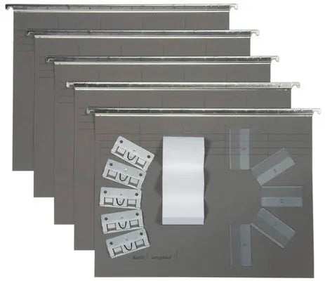 BIELLA Hängemappen-Set A4 27145525U grau 32x25cm 5 Stück
