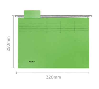 BIELLA Hängemappen-Set A4 27145531U hellgrün 32x25cm 5 Stück