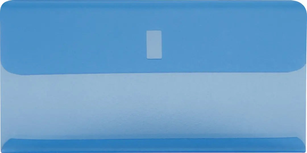 BIELLA Klarsichthülsen 60x30mm 27360205U blau 25 Stück