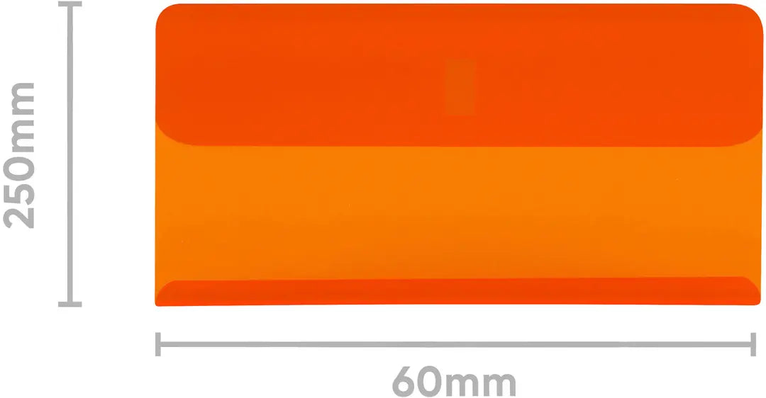 BIELLA Klarsichthülsen 60x30mm 27360235U orange 25 Stück
