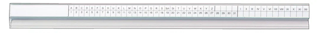 BIELLA Organisations-Etikette 32cm 27393100U weiss 50 Stück