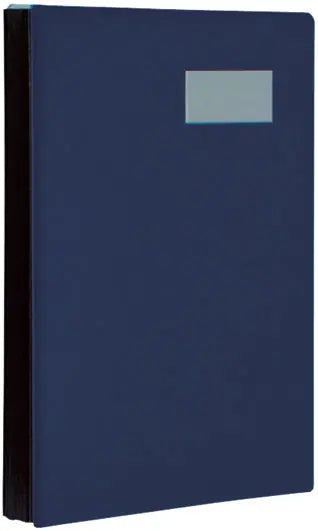 BIELLA Unterschriftenmappe A4 34342007U dunkelblau 20-teilig