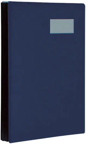 BIELLA Unterschriftenmappe A4 34342007U dunkelblau 20-teilig