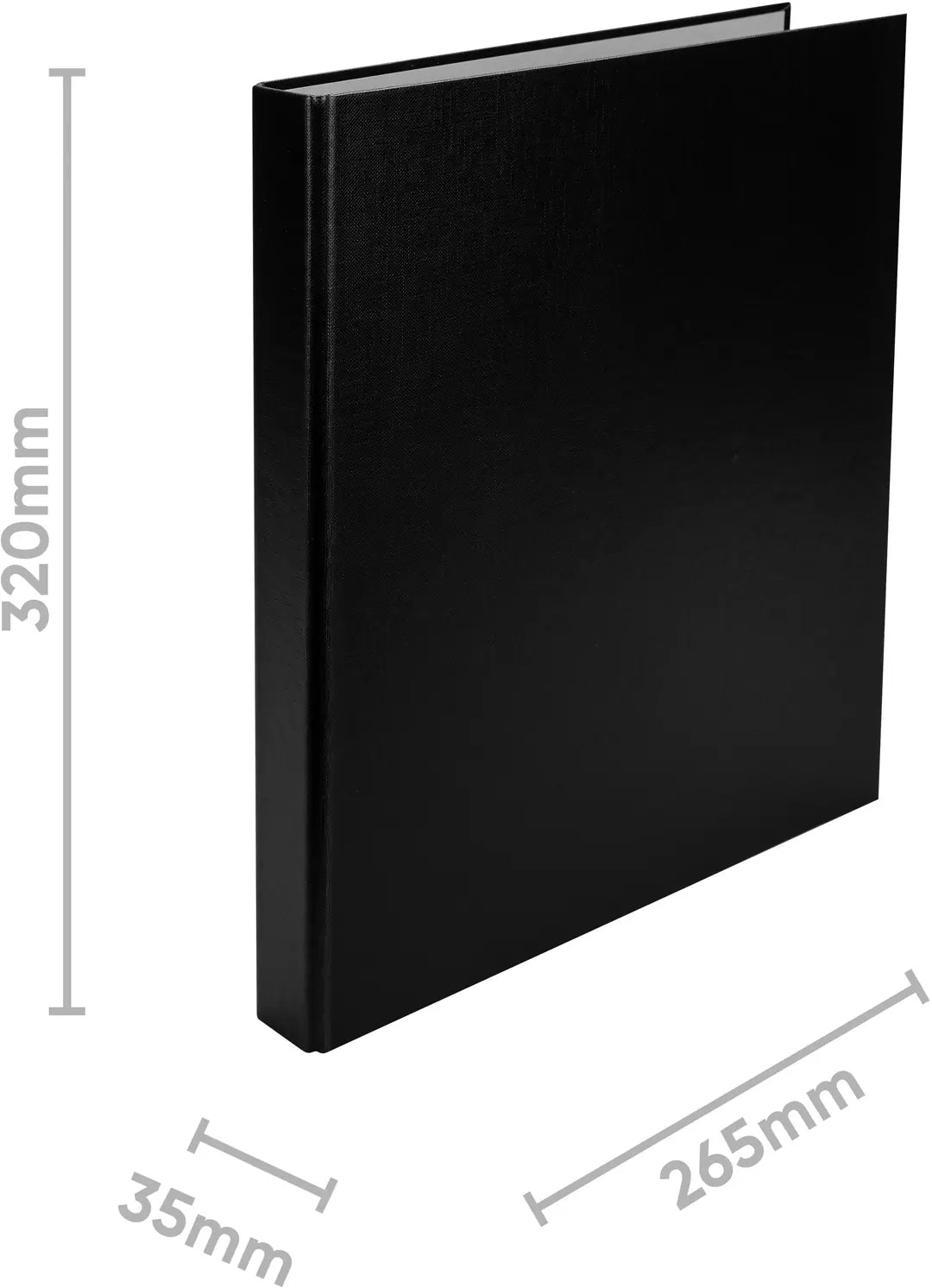 BIELLA Ringbuch Ringo-Plast 3cm 43444202U schwarz 4-Ring A4