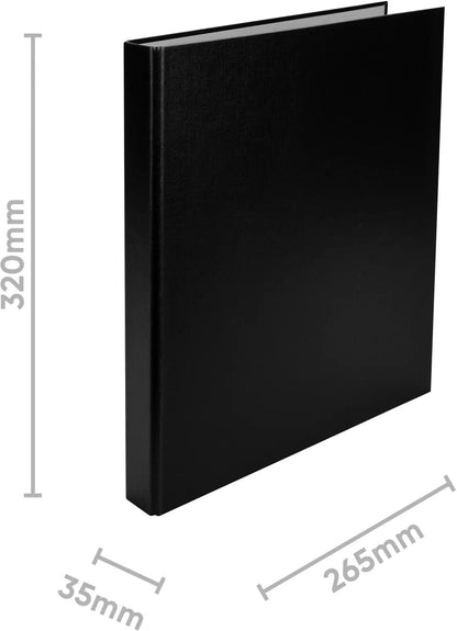 BIELLA Ringbuch Ringo-Plast 3cm 43444202U schwarz 4-Ring A4